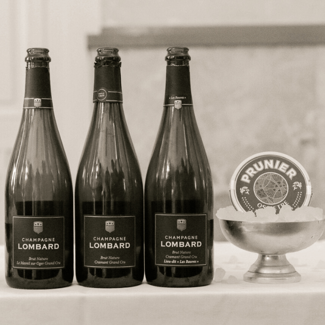 Masterclass Champagne Tasting Lombard Prunier